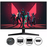 Monitor Gamer Led Full Hd Hdmi Vga Tela 60hz Preto 110v/220v