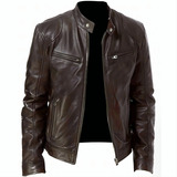 Chaqueta Biker Slim Para Hombre Para Hombre Rompevientos