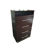 Mueble Cajonera Para Dormitorio Color Chocolate