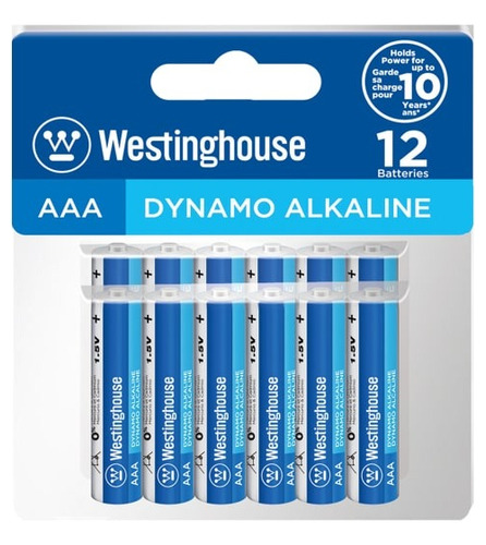 Pilas Aaa Alcalinas Westinghouse Lr03 24a 1.5v 12 Unidades