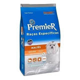 Alimento Premier Super Premium Raças Específicas Maltés Para Cão Adulto De Raça Pequena Sabor Peru E Arroz Em Sacola De 7.5kg