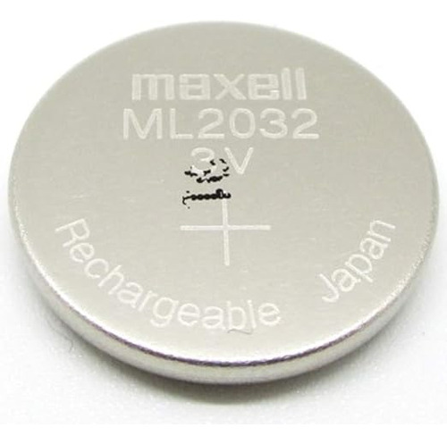 Bateria De Tipo Boton Recargable Maxell Ml2032 De 3 V Litio