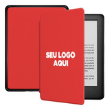 Capa Case Para Kindle 10ª Geração J9g29r Personalizada Logo
