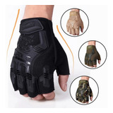 Guantes Para Moto Deportiva/ Motocicleta Tacticos Medio Dedo