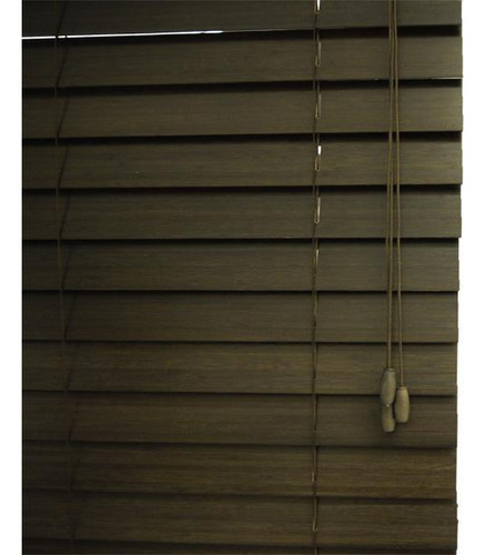 Persiana Horizontal De Bambu 50mm 1,20larg X 1,40alt Tabaco