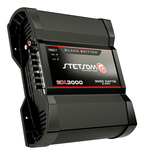 Amplificador Stetsom Potencia Ex3000 W Rms 2 Ohm 1 Canal