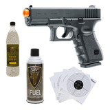 Marcadora Airsoft Glock 17 Gen3 6mm Co2 Bbs Green Gas Xchwsp