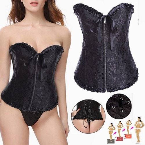 Corset Cinturilla Faja Corsette Victoriano Bordado