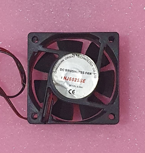 Cooler Fan 60x60 X25mm Ventilador Cpu 0.06a Sin Ficha