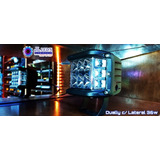 Dually 12 Led Blanco Con Lateral Ambar 36w (par)