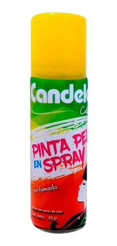 Spray Pinta Pelo Color Candela 80g Pack X1- Cuidad Cotillón