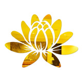 Adhesivos Acrílicos Blooming Lotus Para Superficie De Espejo