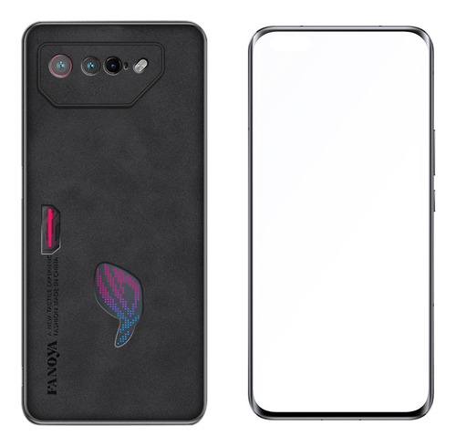 Funda For Rog Phone 7 Cachemira Vilus Tener Vidrio Membrana