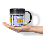 Taza Magica Cambia Color Los Simpson 4 - 11 Onzas