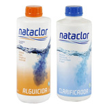 Combo Mantenimiento Clarificador + Alguicida X 1l Nataclor