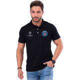 Camiseta Gola Polo Psg Time Europeu Champions League