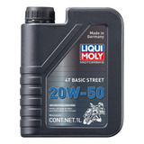 Aceite De Moto Liqui Moly Motorbike 4t 20w50 Basic Street 1l