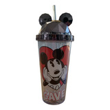 Bote Para Agua Con Popote - Mickey Mouse 