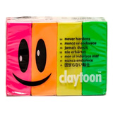 Set 4 Plastilina Van Aken Claytoon 454 G, Colores A Elección Color Neon