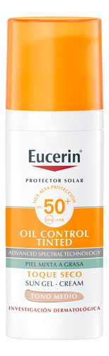 Eucerin Sun Control Protector Solar Facial Medio Fps50+ 50ml