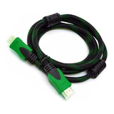 Cable Hdmi 1.5 Metros Mallado C/ Filtros 1080p Full Hd 