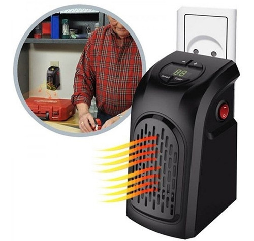Calentador Ambiente Portáti Handy Heater Calefacción Control