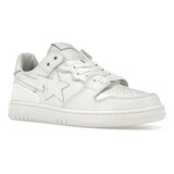 Sneakers A Bathing Ape Bape Sk8 Triple White Dama