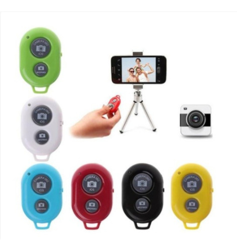 Controle Bluetooth Disparador De Fotos  E Vídeos P/ Celular