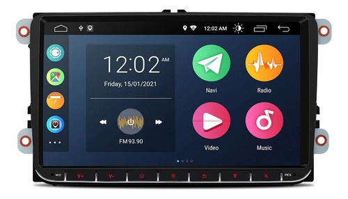 Estereo Vw Carplay Android Gps Bora Passat Jetta Vento Touch