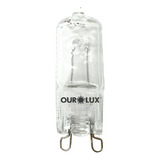 Ourolux - Lampada Halogena Halopin G9 60w 127v Clara - 01326 Cor Da Luz 2800k