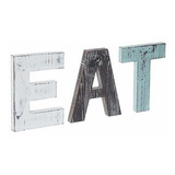 Mygift - Letras De Madera Para Comer Con Recorte Multicolor 