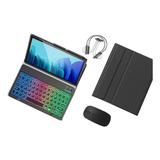 Funda+teclado Arcoíris+ratón Para Lenovo Tab M10 Fhd 10.1in