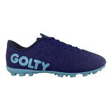 Zapatillas Golty Turf Profesional Crackc-azul