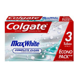 Crema Dental Colgate Max White Crystal Mint X 3 Und X 75 Ml
