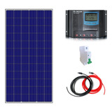 Panel Solar 12v 160w Mas Regulador De Carga 12v 20a Pwm 