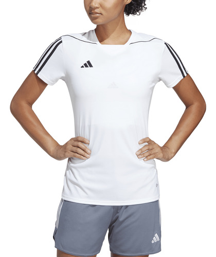 Remera adidas Futbol Tiro 23 Mujer Bl Ng Tienda Oficial