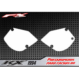 Calcos Placas Portanumeros Kawasaki Kx 80 Fxcalcos