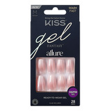 Uñas Postizas De Gel Kiss - Fantasy Allure Pink