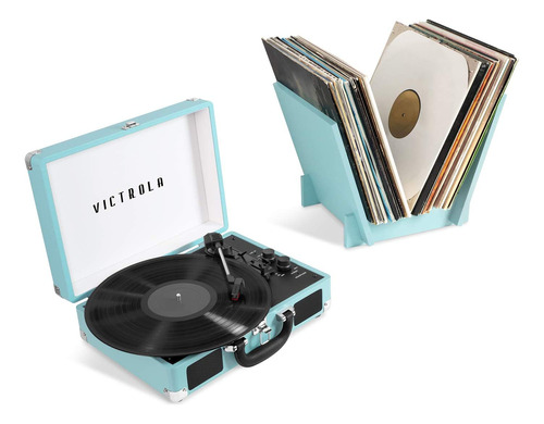 Victrola Journey+ Bluetooth Suitcase Player Con Soporte De R