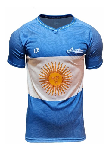 Camiseta Futbol Kapho Bandera Argentina Adultos