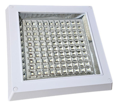  Foco Panel Led 8w 100 Led Sobrepuesto Luz Fría Intensa