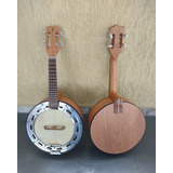 Banjo Marfim Caixa De 9 Luthier Eb