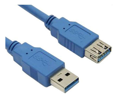 Cable De Extension Pasivo Usb 3.0 A-a 3 Metros M/h Gold