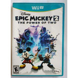 Videojuego Disney Epic Mickey 2 The Power Of Two Juego Wii U