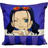 Cojín Almohada Felpa 45x45 Cm Nico Robin Muguiwara One Piece