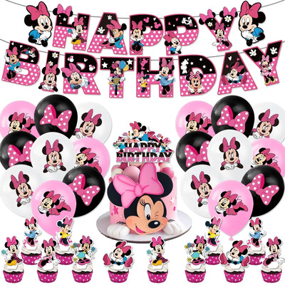 Decoraciones Para Fiesta De Cumpleaños Con Temática De Minni