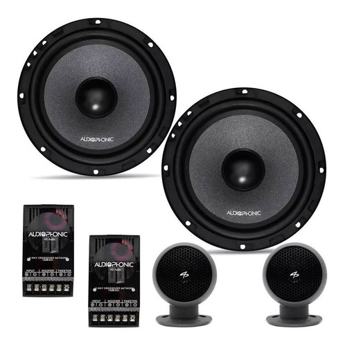 Kit Duas Vias 6 Audiophonic 160w Rms Kc6.3 Crossover Tweeter