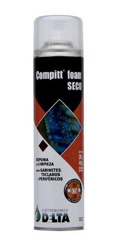 Espuma Limpieza Pc Compitt Foam Seco Delta 370g Fs