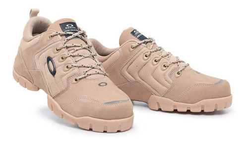 Tenis Masculino Botinha Half Track Oakl De Couro Legitimo