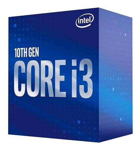 Processador Intel Core I3 10100f, 3.6ghz, Cache 6mb